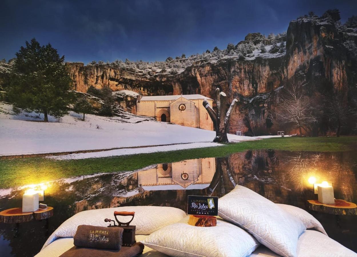 Casa Rural La Puerta Del Rio Lobos San Leonardo de Yagüe Eksteriør billede